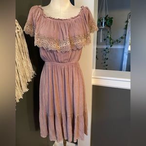 Altar’d State off the shoulders boho dress